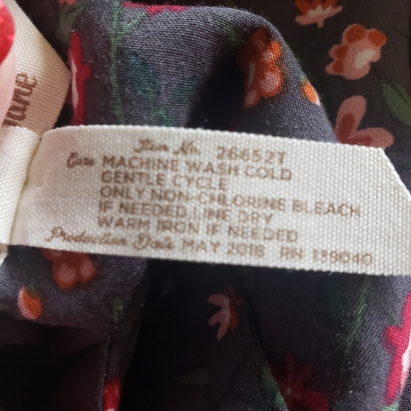 Matilda Jane Sz XS Floral Print Blouse D178 - Picture 3 of 8